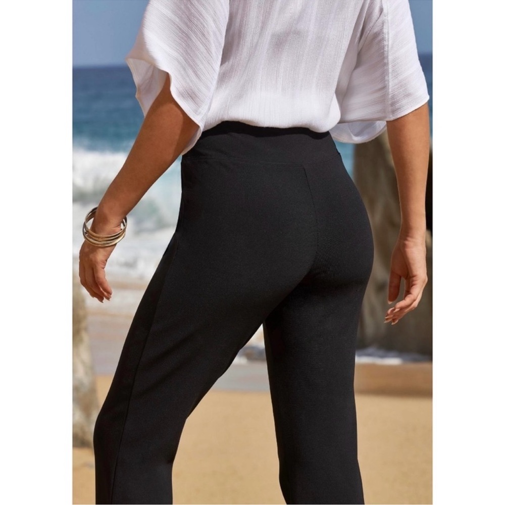 Boston Proper Black Straight Leg Pants - Picture 2 of 6